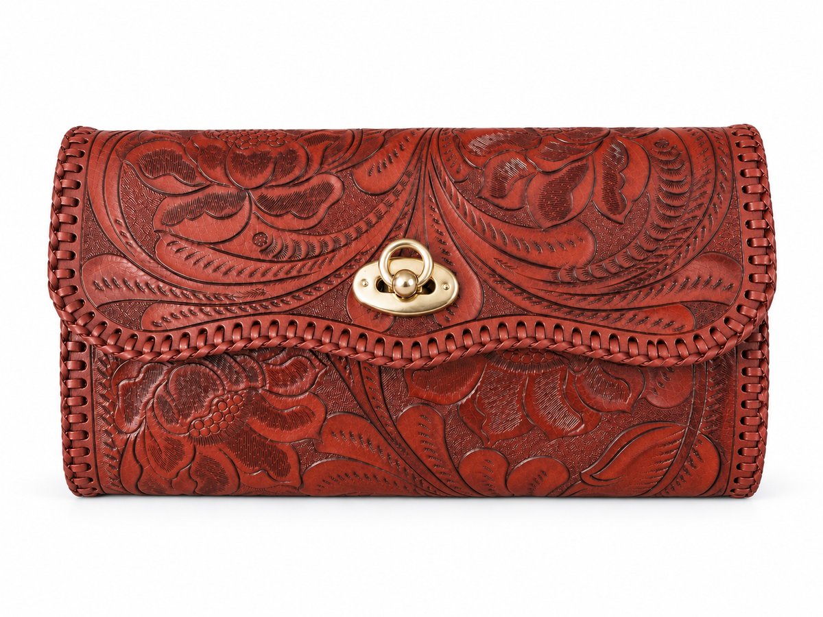 Clutch Roma Con Broche