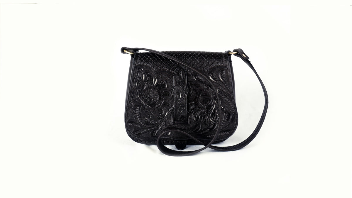 Bolsa Chihuahua negra - vista frontal