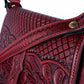 Bolsa Chihuahua roja - detalle artesanal