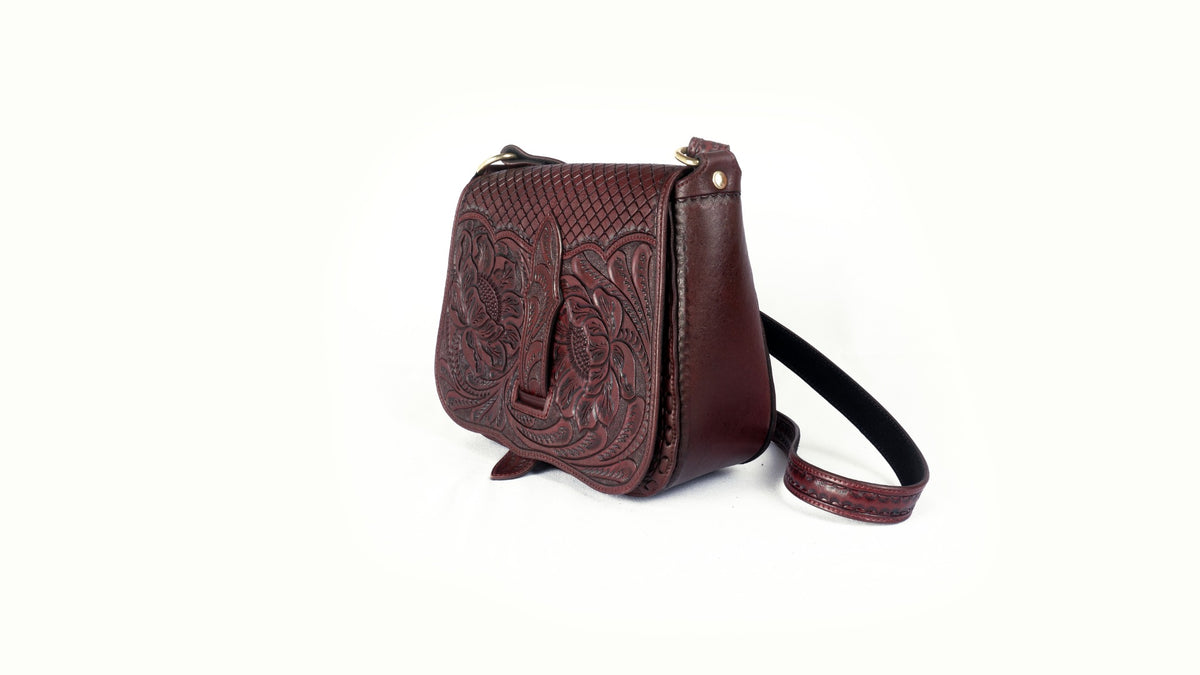 Bolsa Chihuahua tinto - vista lateral