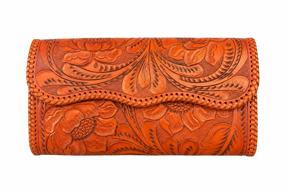 Clutch Roma Sin Broche Naranja